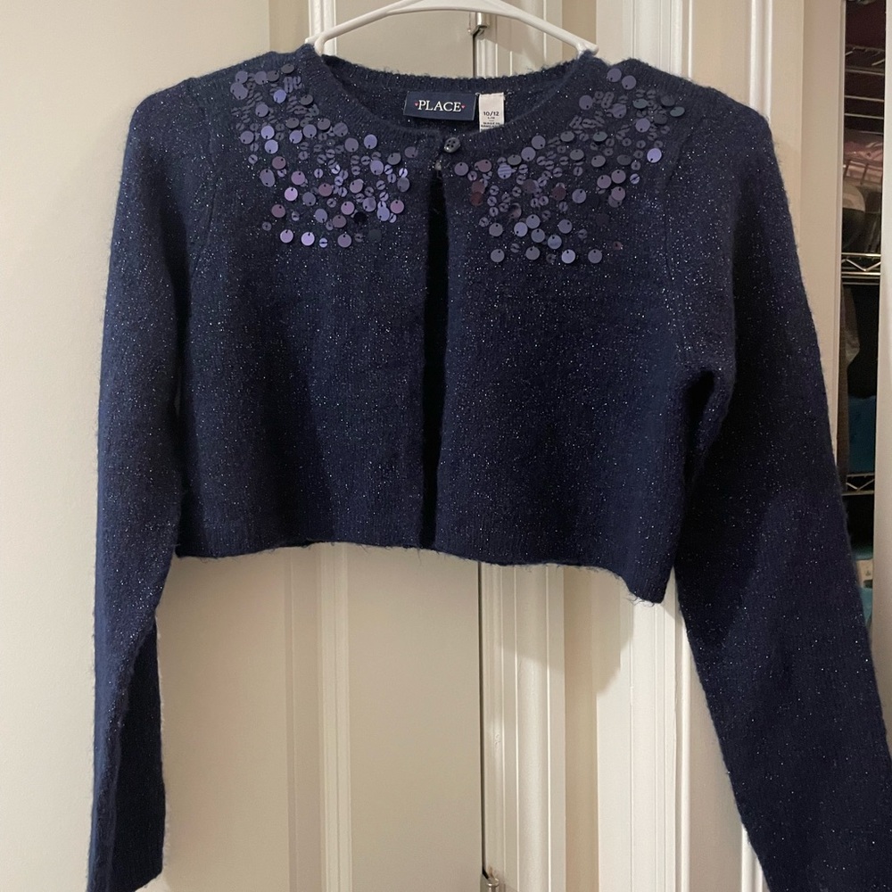 NWOT- Girls Sparkled Cardigan